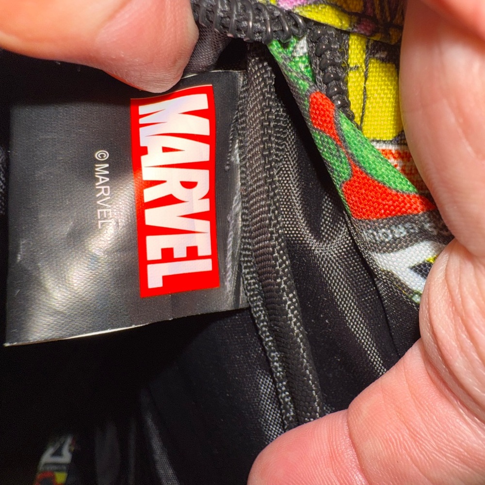 Marvel Multicolor Comic Strip Backpack New Condit… - image 7
